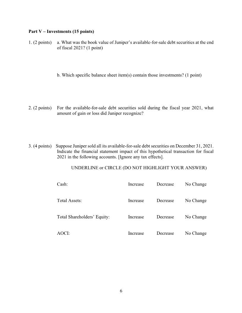 Property and Equipment in fiscal 2021 ? 3. (5 points) a. Although