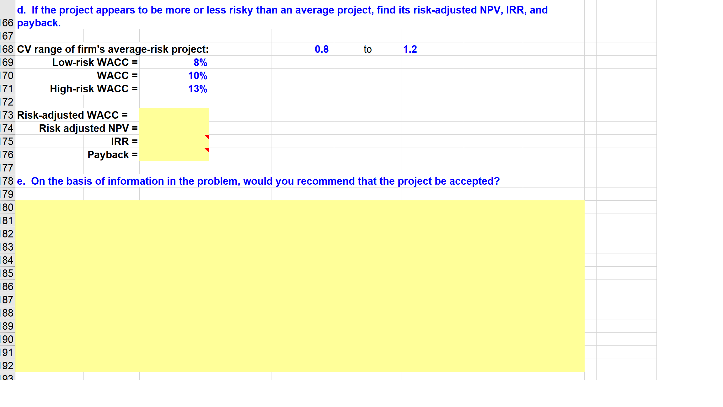 for example, NWC, = 10%(Sales). The servers would sell for $24,000 per
