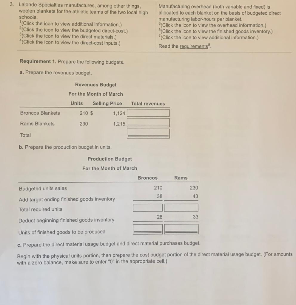 (per yard) Black wool fabric (per yard) Broncos logo patches (per patch)