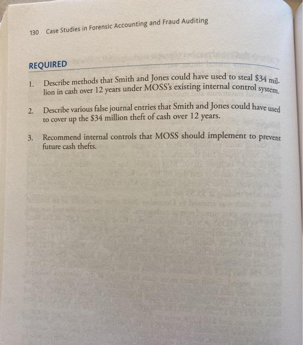 of internal controls Describe methods used to steal $34 million in cash