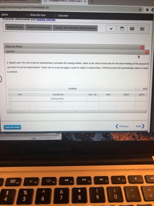 December 31. Fixed assets must be entered in order according to account