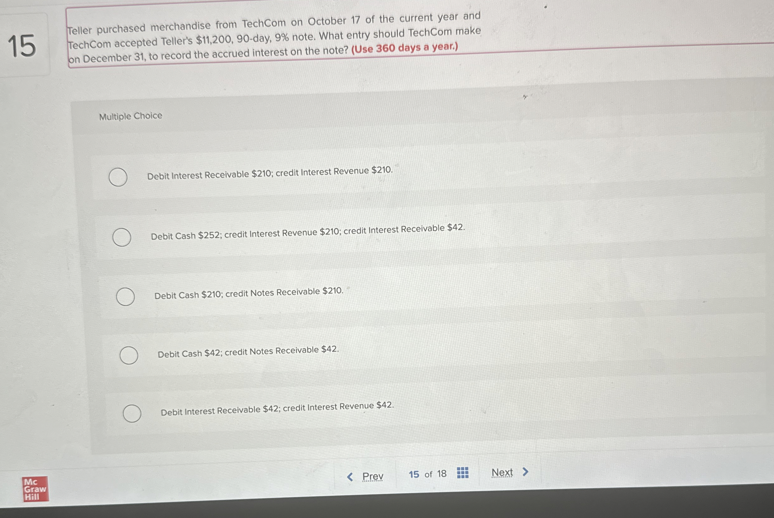  15 Teller purchased merchandise from TechCom on October 17 of the