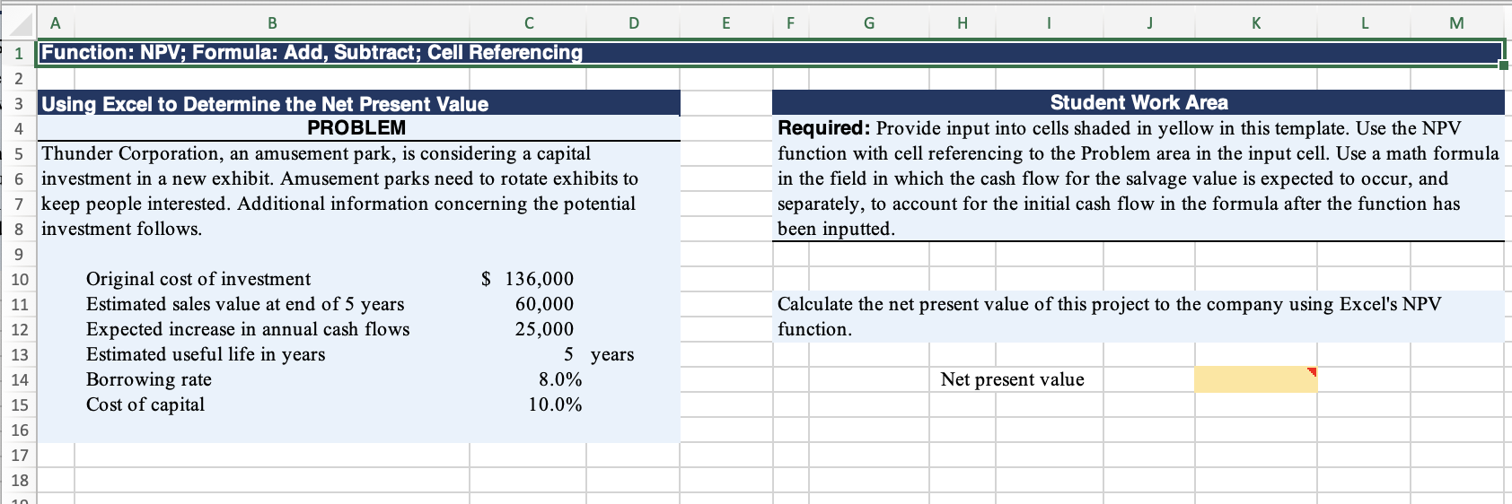 PLEASE HELP ME ON HOW TO ANSWER AND INPUT IT INTO EXCEL
