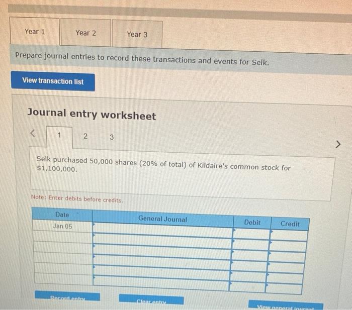 following information applies to the questions displayed below.) Selk Steel Co., which