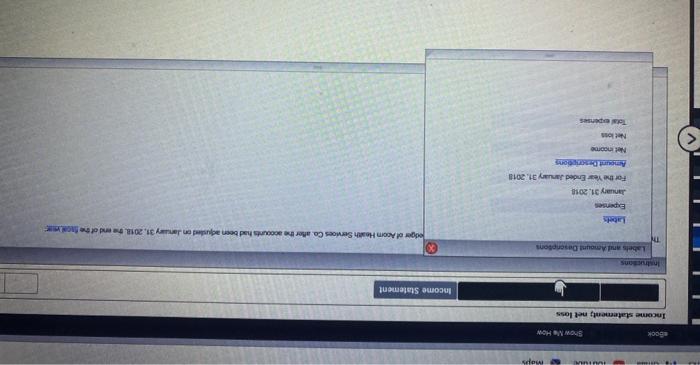 mbels and Amount Descriptions Income Statement Instructions The following revenue and expense