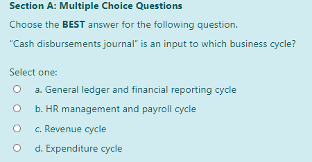 III. Items we hold 1. Select one: a. III O b. 11