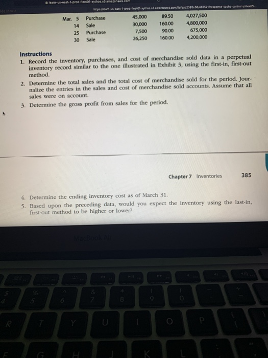 inventory at Midnight Supplies and data on purchases and sales for a