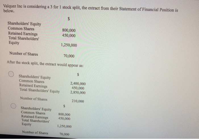  1 2 3 4 Valquez Inc is considering a 3 for