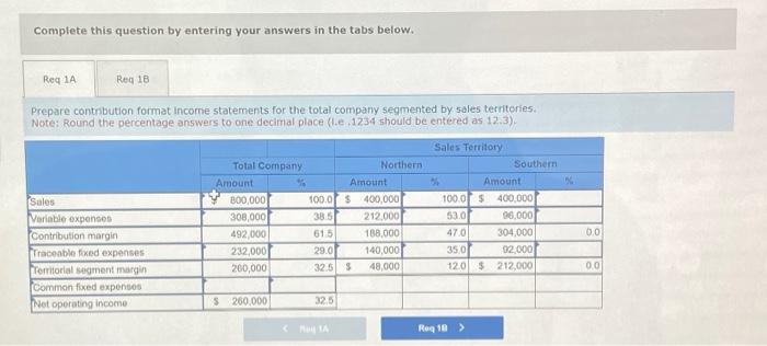 Problem 6-21 (Algo) Segment Reporting and Decision Making [LO6-4] Vulcan Company's contribution