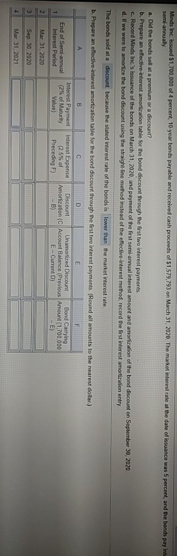  Help me to solve this difficult question. Minds Inc. issued 51,700,000