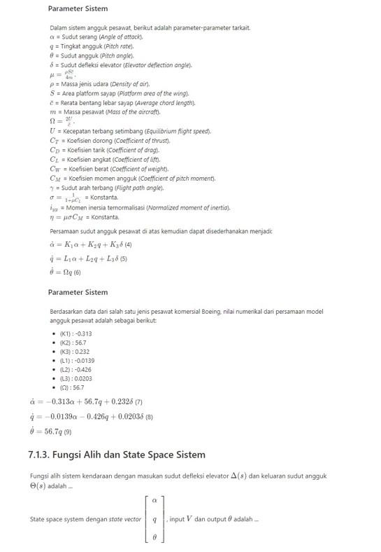 .odt) which include: A. Description of the system B. System differential equations