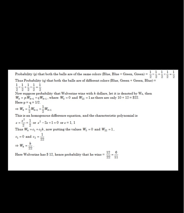 Wolverine has $12 and Spartan has $10. They decide to play a