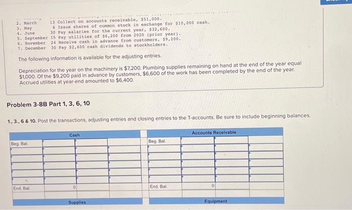 1. January 24 Provide plumbing services for cash, $18,000, and on account,