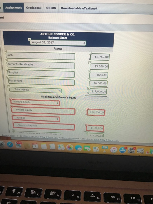 and wrong ES Exercise 1-9 An analysis of the transactions made by