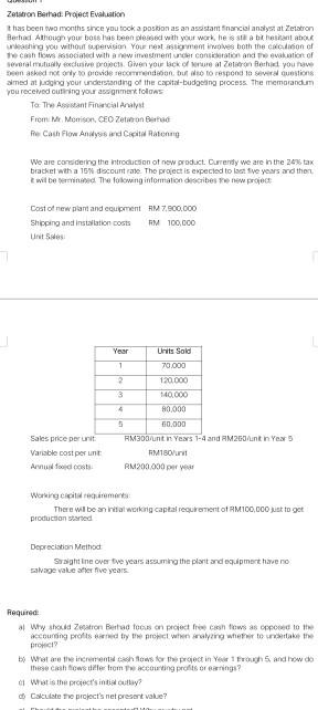  i need answer for question C and D please Zetatron Berhad.