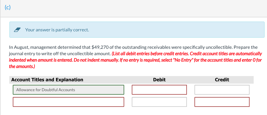  Please answer this, based off this info: (c) Your answer is