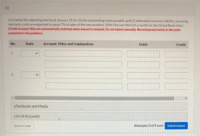 2022, the ledger of Swifty Company contains these liability accounts. $51.000 Accounts