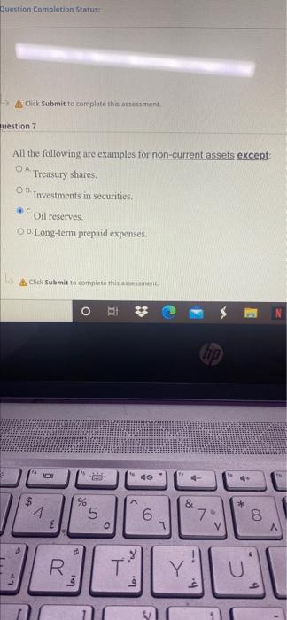 helppp Question Completion Status - As Click Submit to complete this assessment