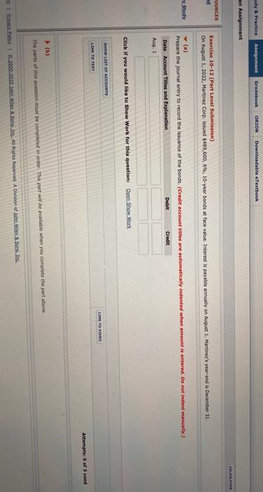  dy Practice Assignment Gradebook ORION Downloadable Textbook an Assignment CALLED OURCES