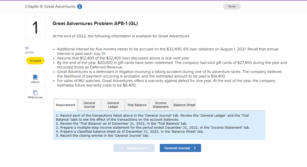 There also needs two closing journeys with the 5 needed. These are
