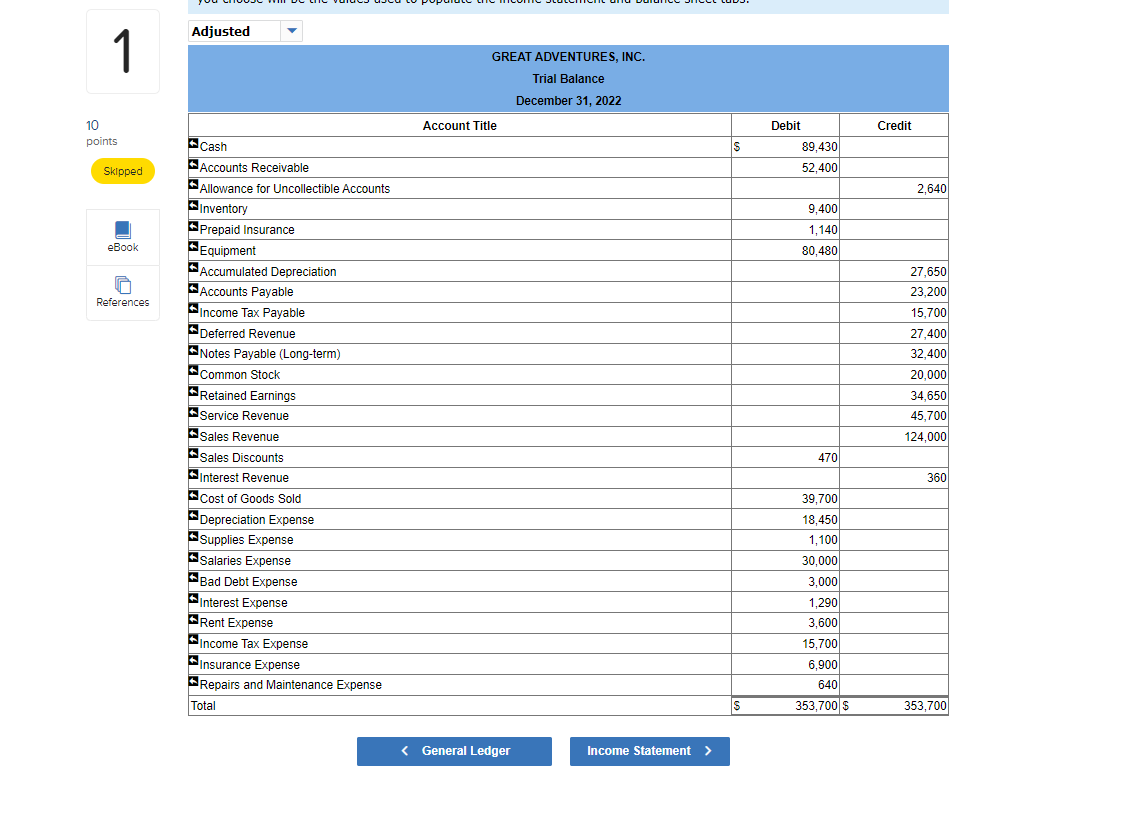 what they look like: Chapter 8: Great Adventures Saved Great Adventures Problem