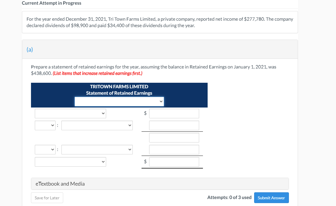  Current Attempt in Progress For the year ended December 31, 2021,