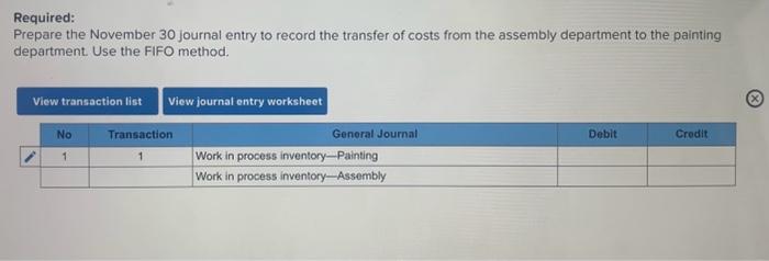 Required: Calculate the assembly department's cost per equivalent unit of production for