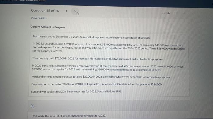 Can you solve this for intermediate accounting For the year ended December