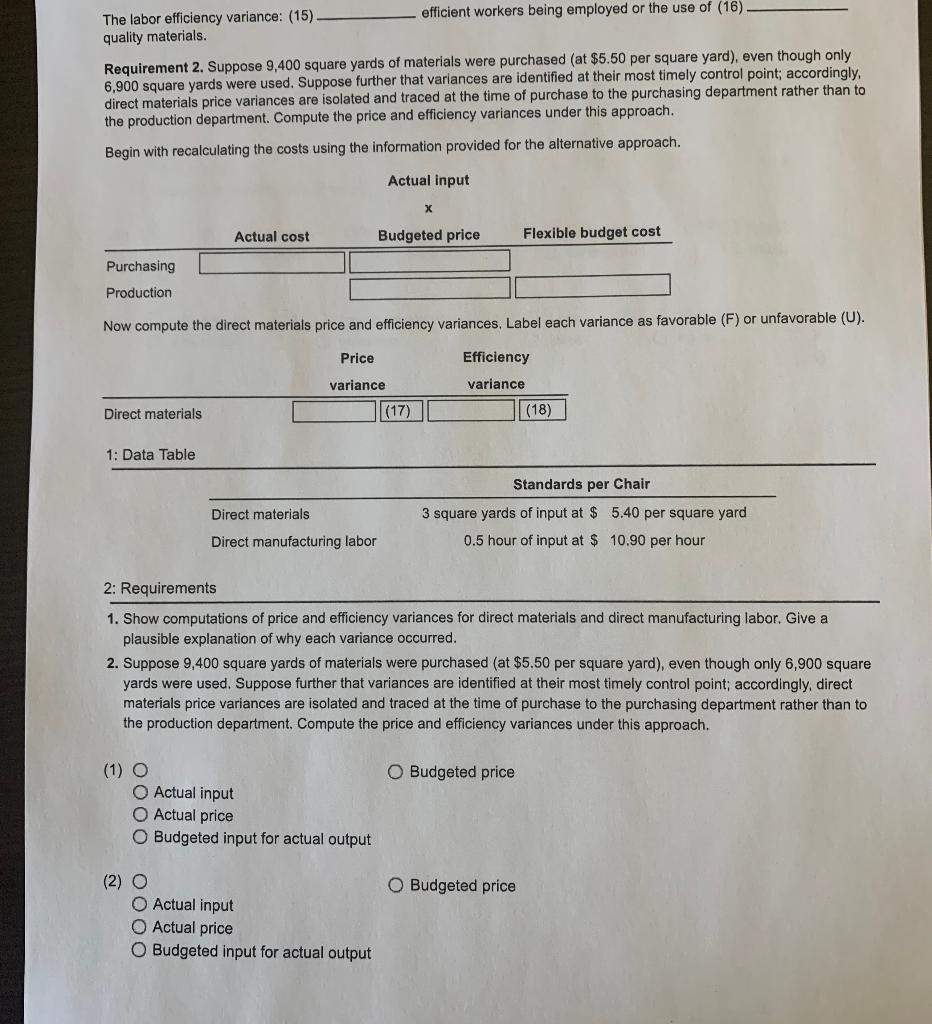 at $ 10.90 per hour Direct manufacturing labor 3. Daley, Inc. is