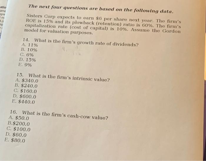  please help with these three questions and explain how to get