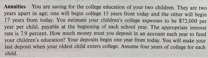 step, so i can understand. thank you very much! Annuities You are