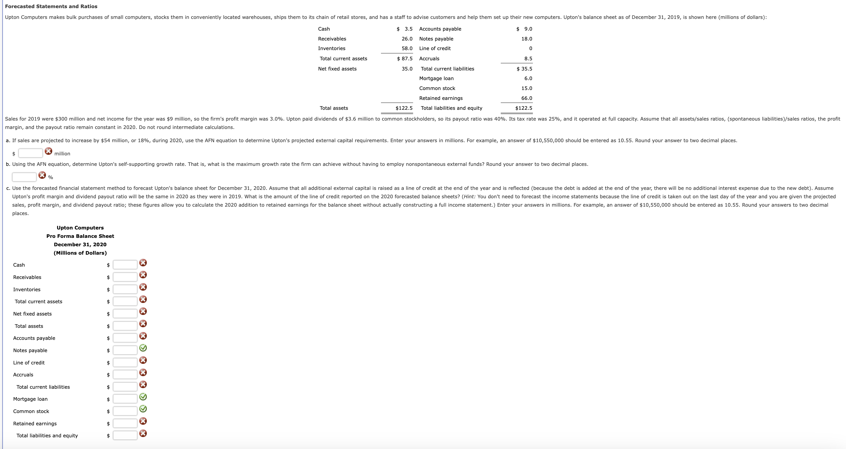 margin, and the payout ratio remain constant in 2020. Do not