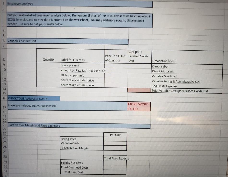 42 Raw Materials Inventory 43 Beginning units on 1/1/2021 44 Planned Ending