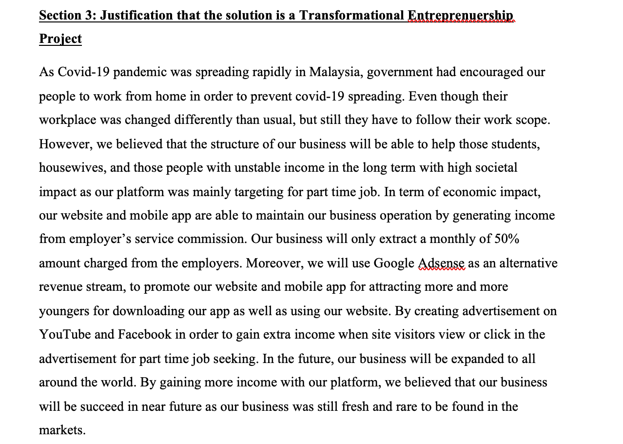 funds, so that it can navigate successfully through its own unique competitive