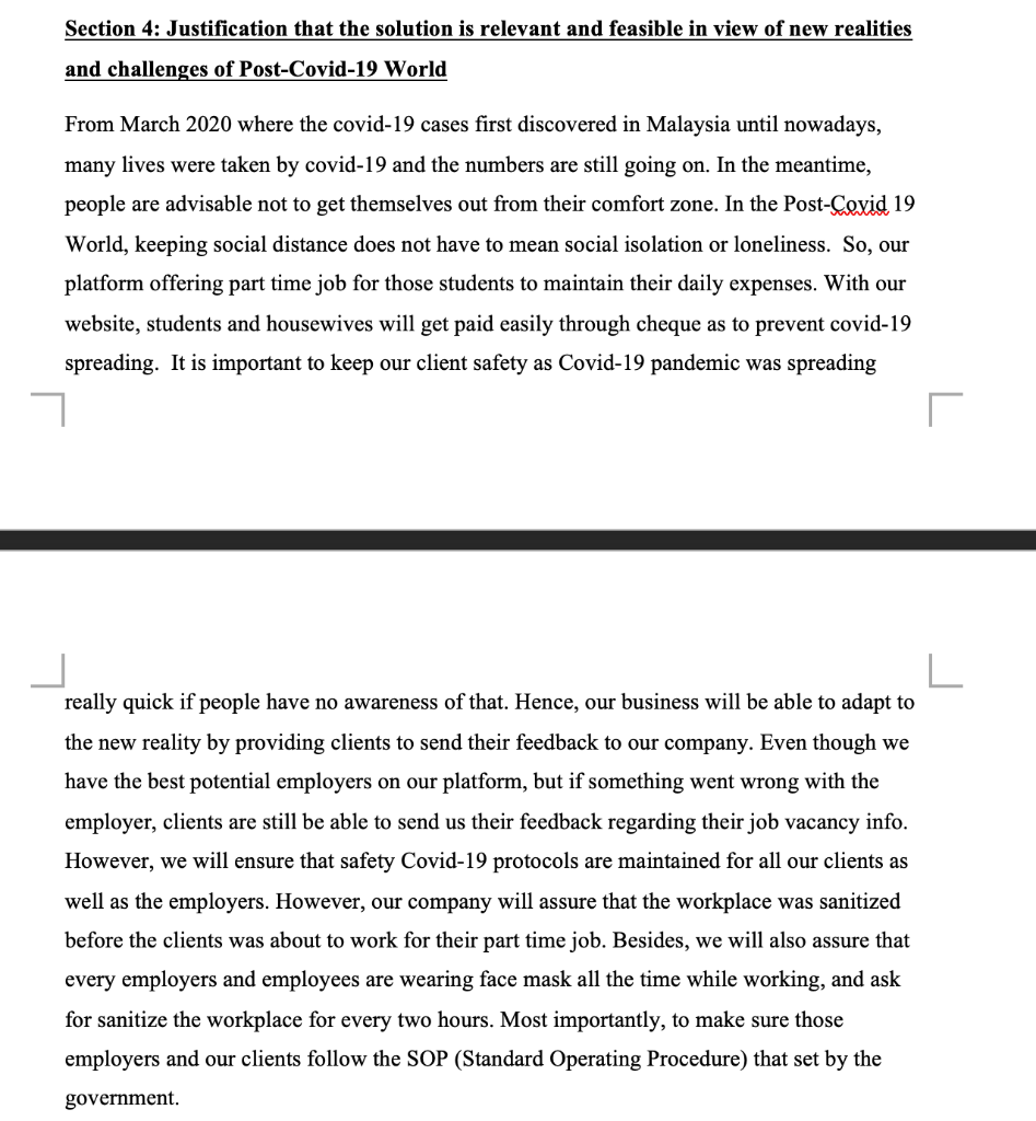 environment. This assignment focuses on the role of the business plan in