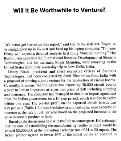 Will It Be Worthwhile to Venture? "We better get started on