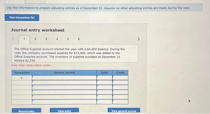 P2, P3, P4 Arnez Company's annual accounting period ends on December 31.