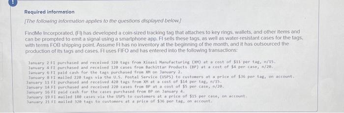 can someone help me make a journal entry for this Required information