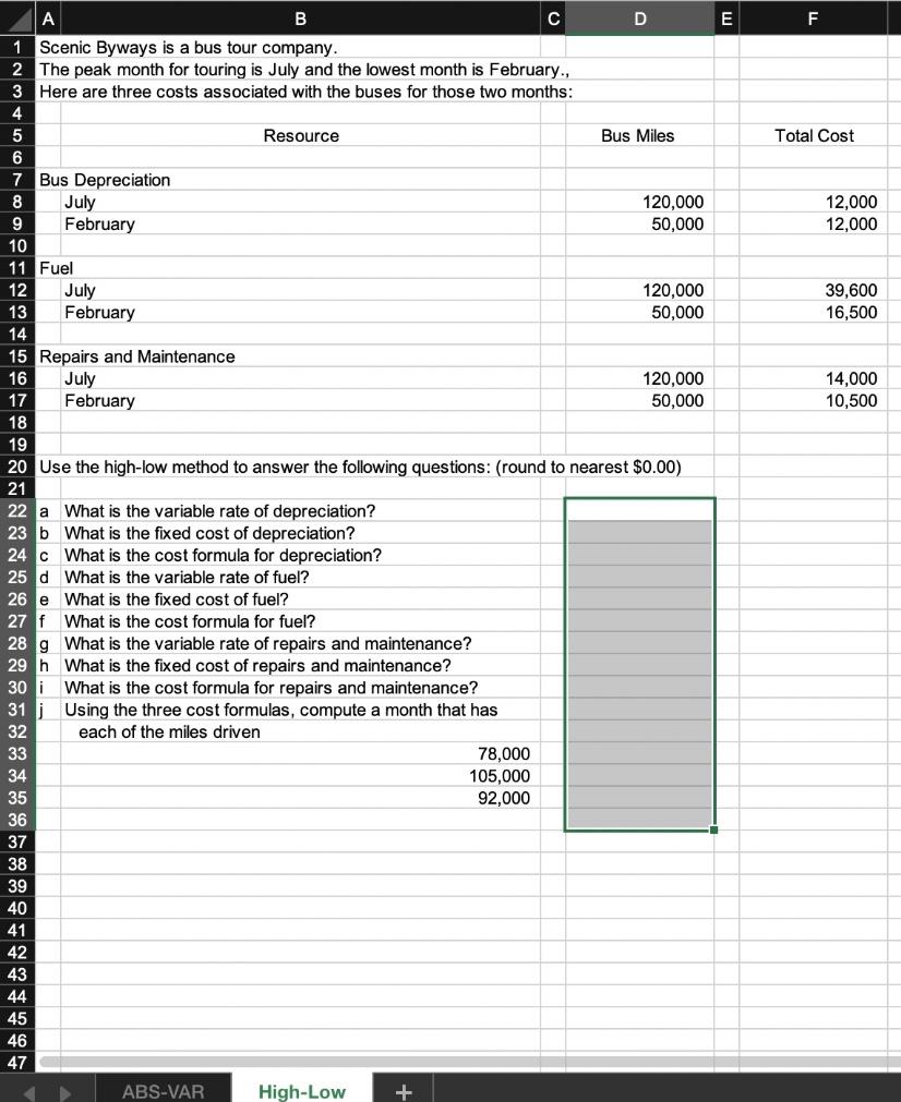 provided the following data for its two most recent years of operation:
