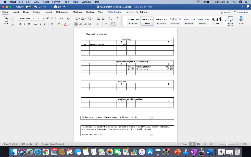Draw Design Layout References X Times New... V 12 . A Paste