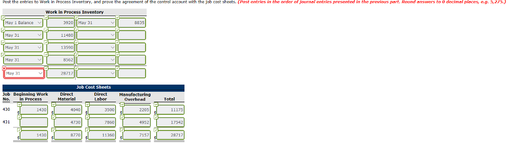 company has a balance in work in Process Inventory of 3,920 and