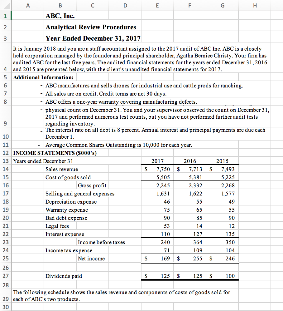 Vertical Analysis: A B D E F G H IN 00