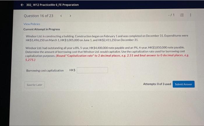 a machine on July 1, 2023, for $30,800. Tamarisk paid $220 in