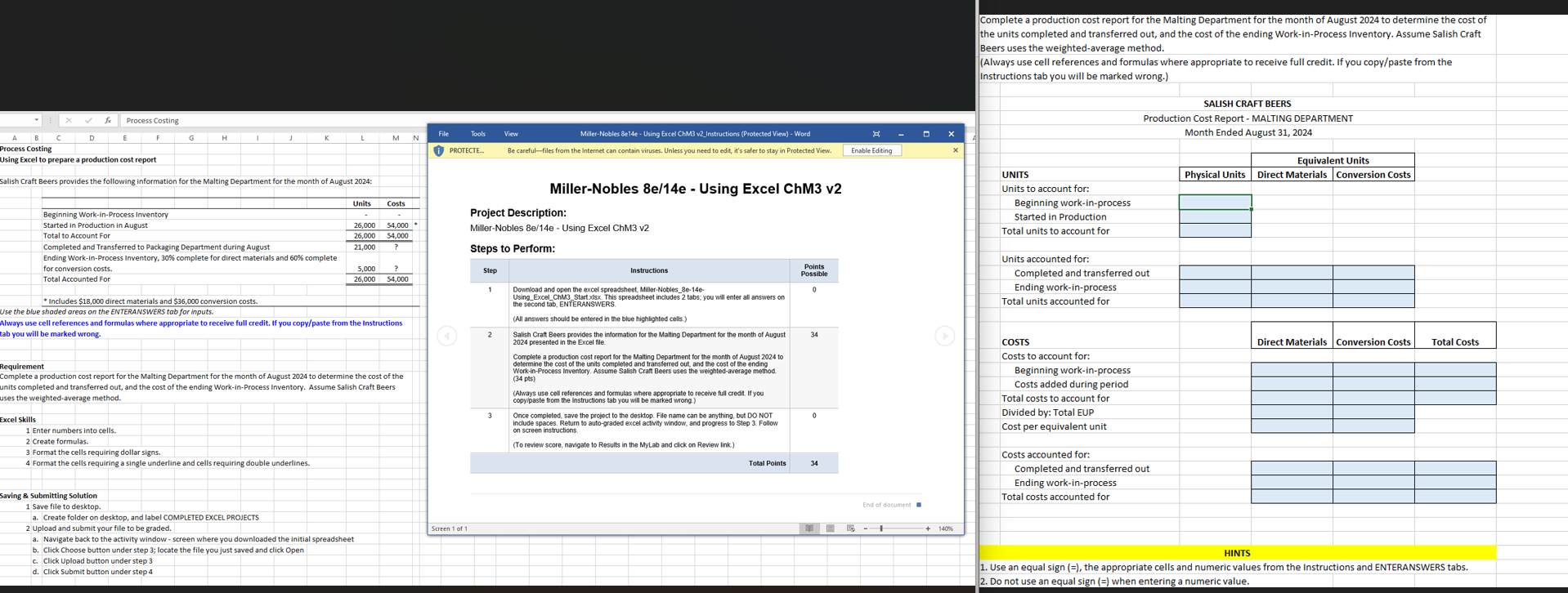  PLEASE READ: Do not download anything. Complete the table in blue