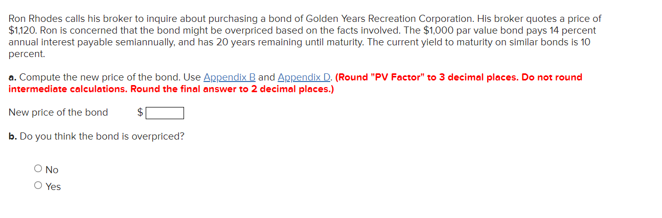 Appendix B: Appendix D: Ron Rhodes calls his broker to inquire about