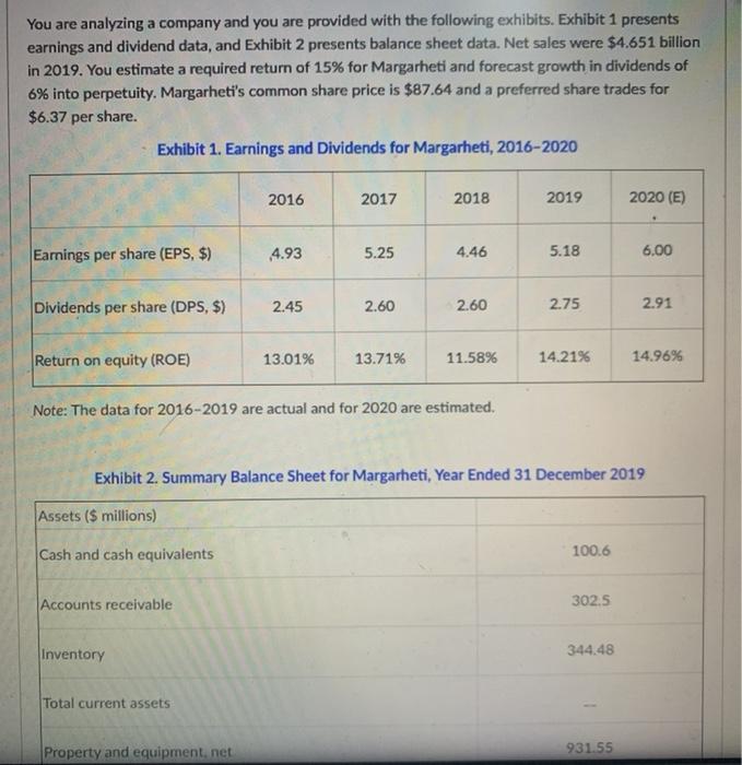 balance sheet data. Net sales were $3.182 billion in 2019. You estimate