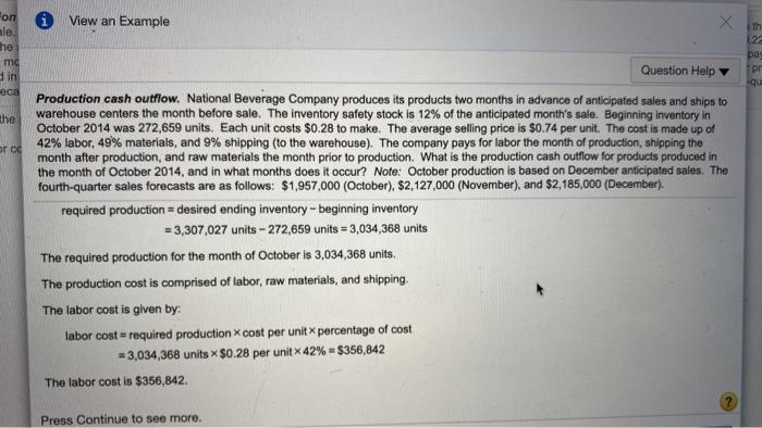 and ships to warehouse centers the month before sale. The inventory safety