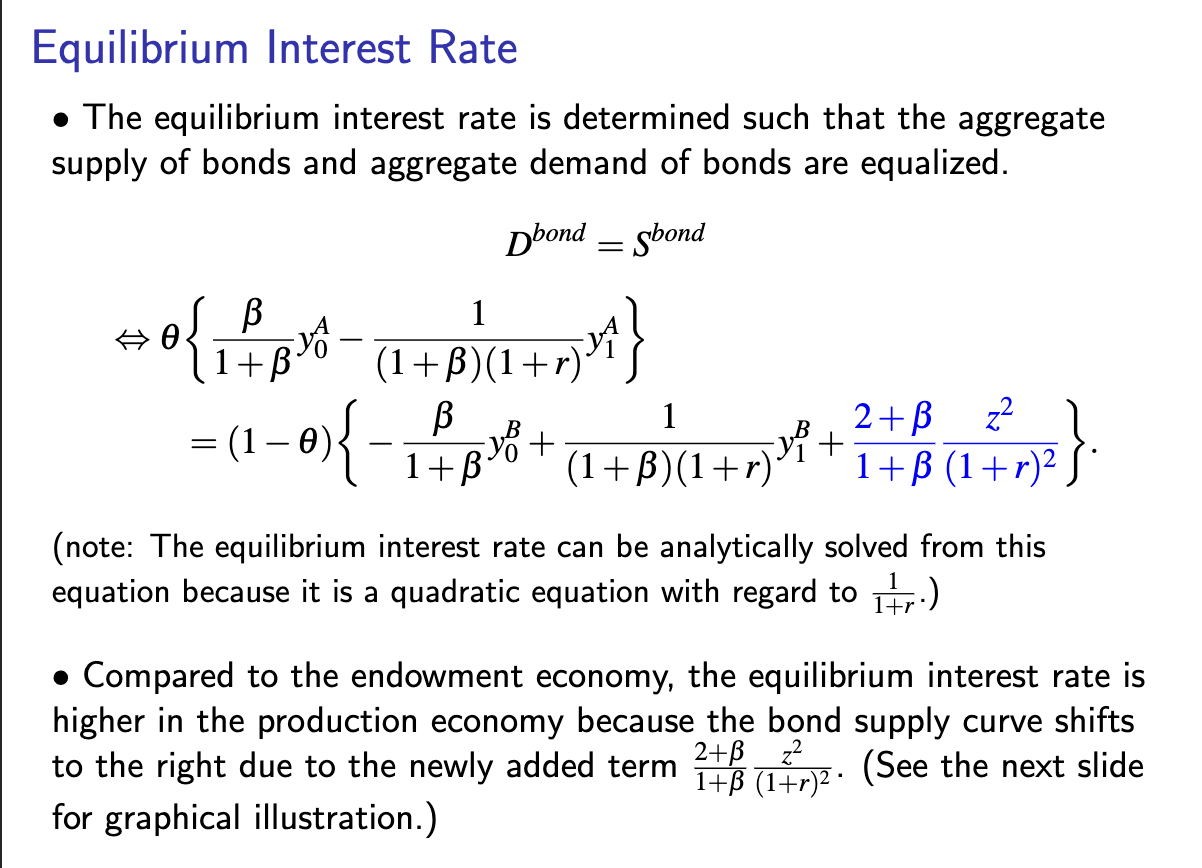 in two periods, 0 and 1. There are two types of households,