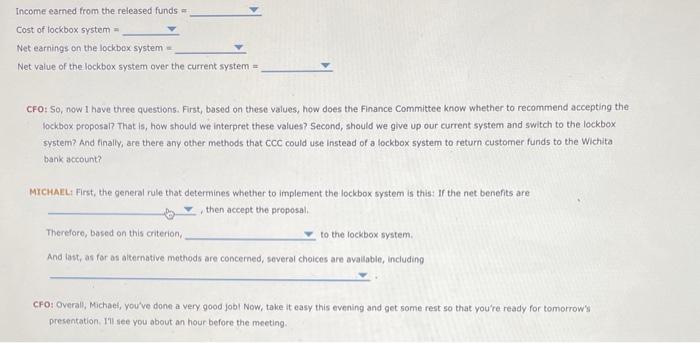 post office box 5. decentralized, centralized 6. 6 days, 12 days, 15