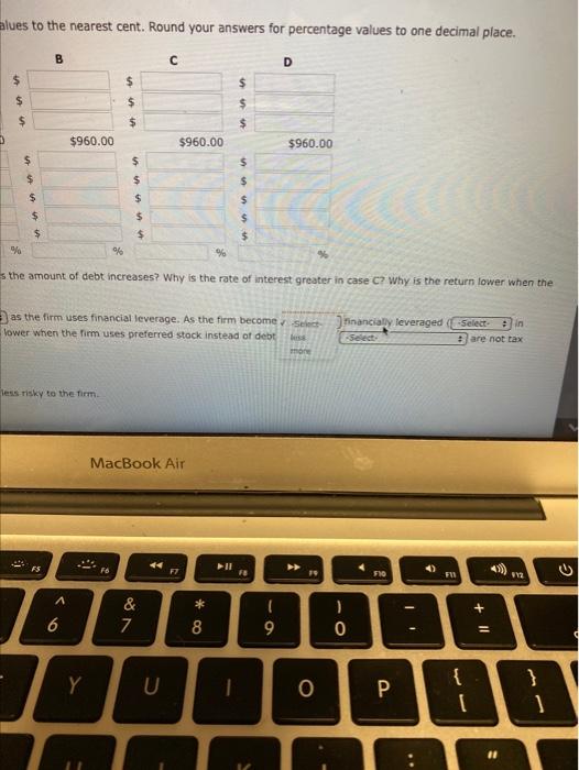 with an 8% interest rate and 70% equity Firm C uses 50%